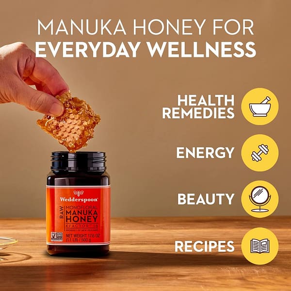 Wedderspoon Raw Premium Manuka Honey - Image 5